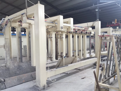 Aerated block equipment in industrial buildings in Thailand